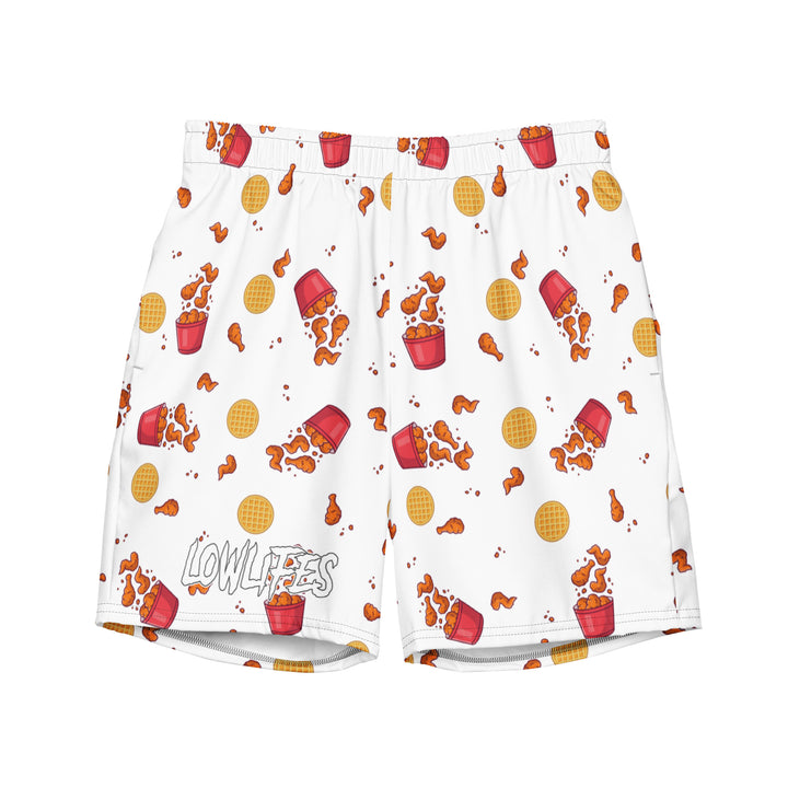 Swim Trunk: Lowlifes - Chicken N' Waffles Wht