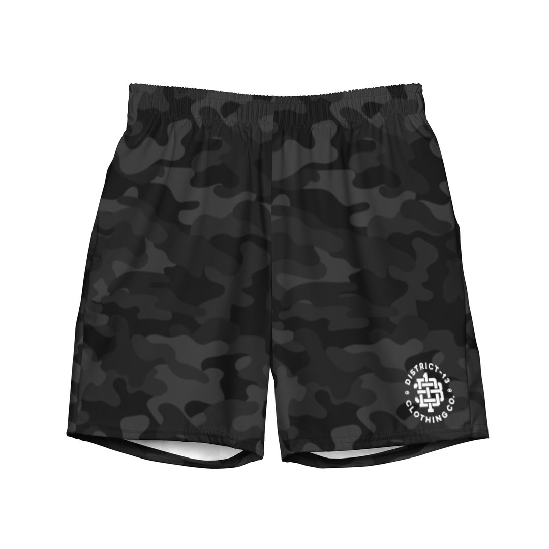 Swim Trunks: D13 - Blk Camo