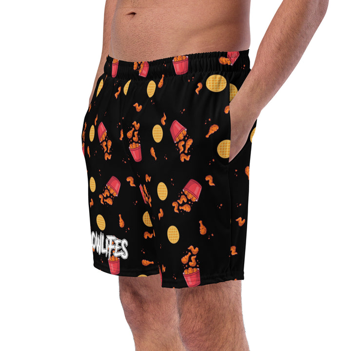 Swim Trunks: Lowlifes - Chicken N' Waffles Blk