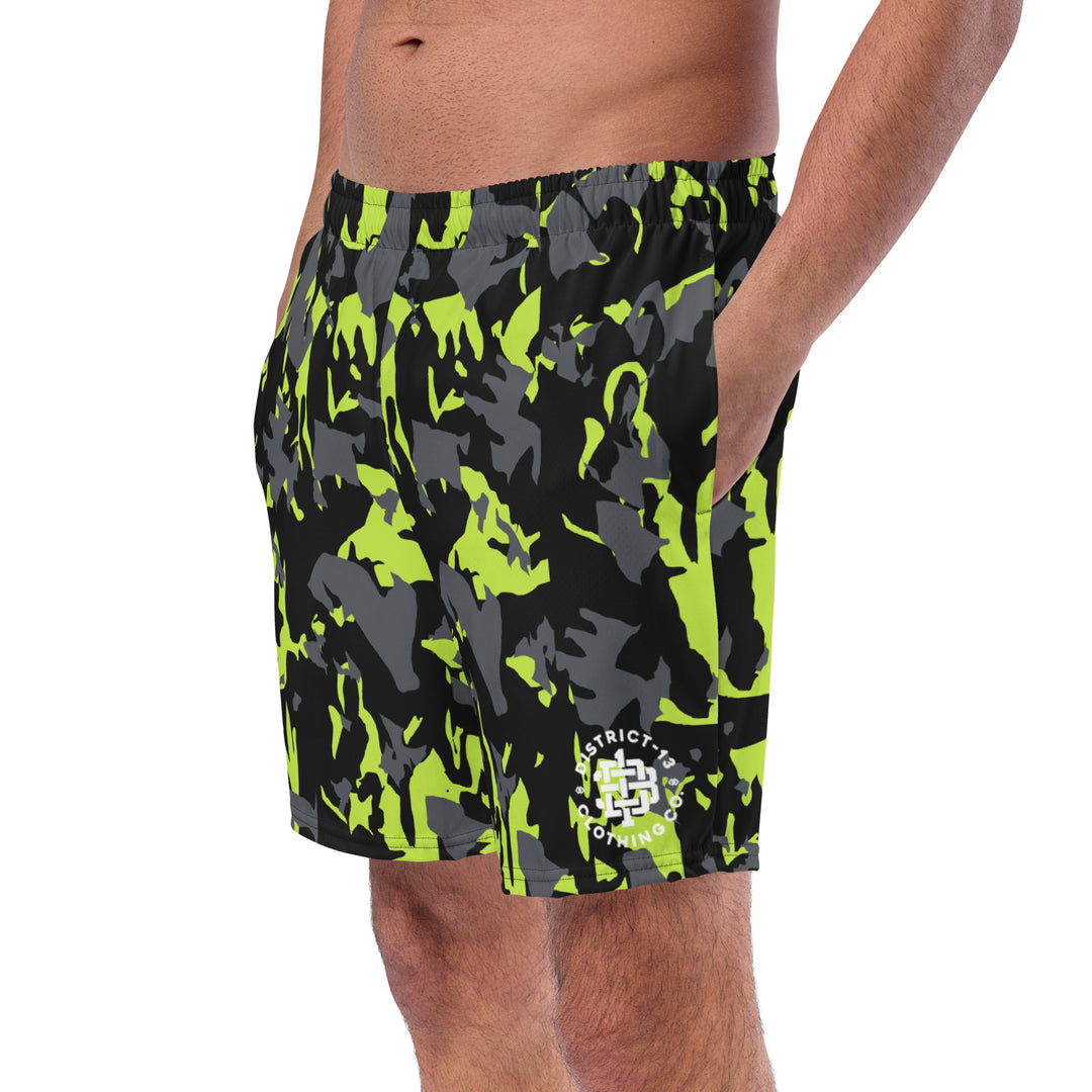 Swim Trunks: D13 - Neon Camo