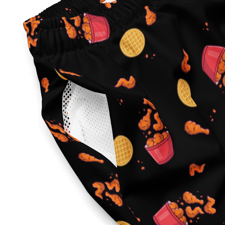 Swim Trunks: Lowlifes - Chicken N' Waffles Blk