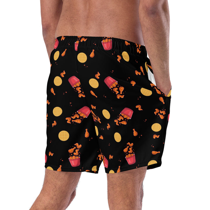 Swim Trunks: Lowlifes - Chicken N' Waffles Blk