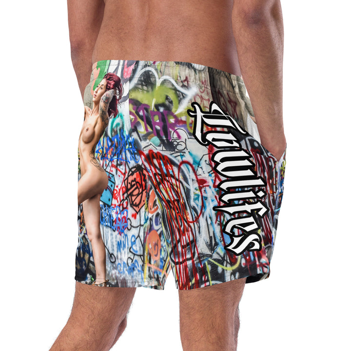 Swim Trunks: Lowlifes - Jade Graffiti