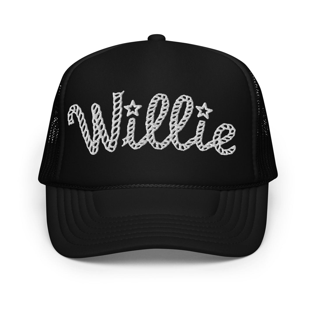 Hat - Emb. Trucker: D13 - Willie Blk