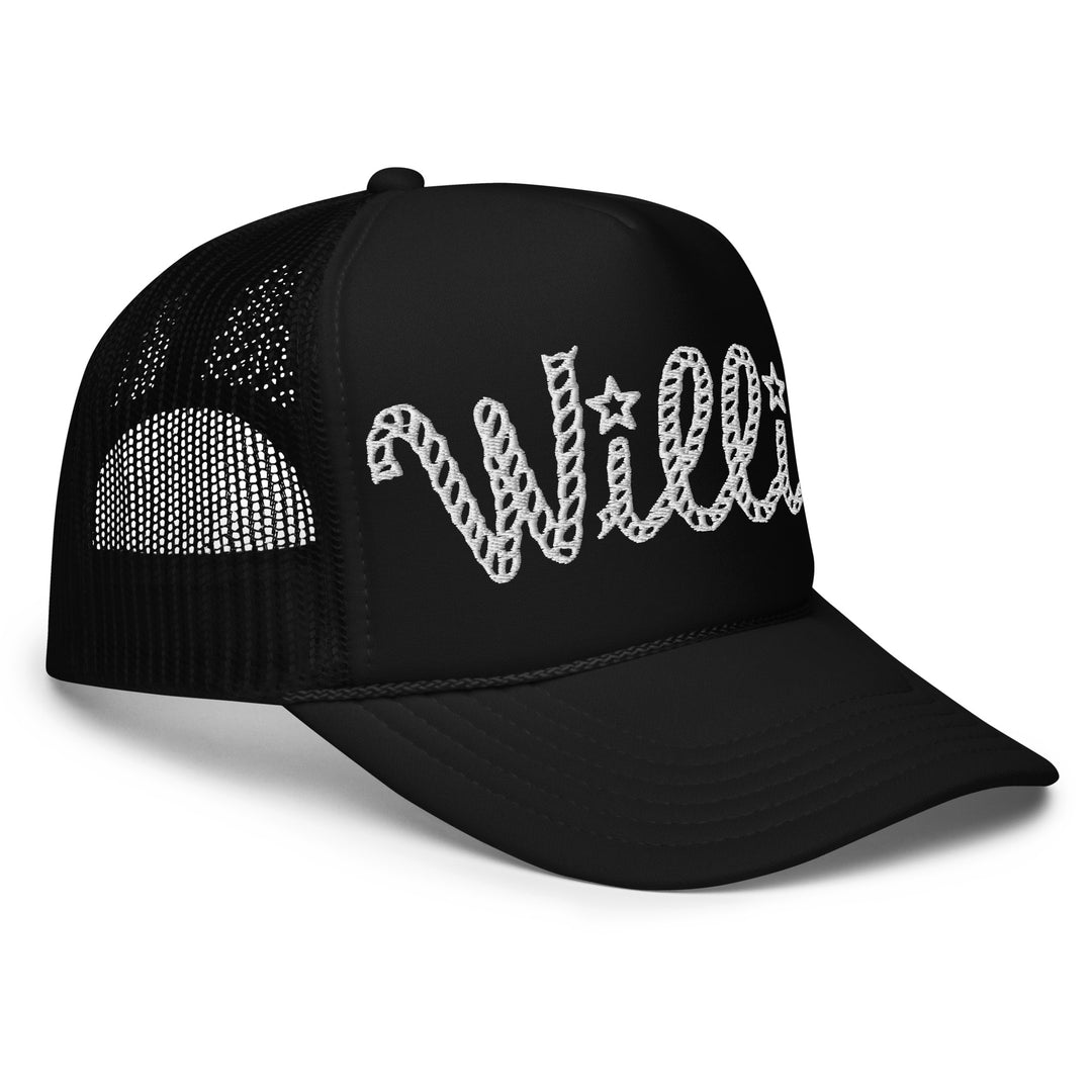 Hat - Emb. Trucker: D13 - Willie Blk