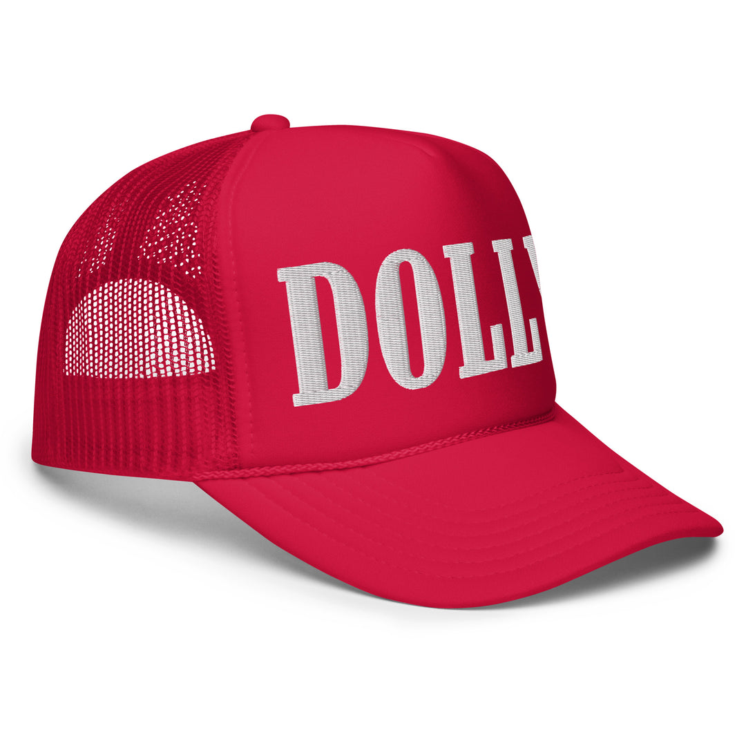 Hat - Emb. Trucker: Lowlifes - Dolly Wht