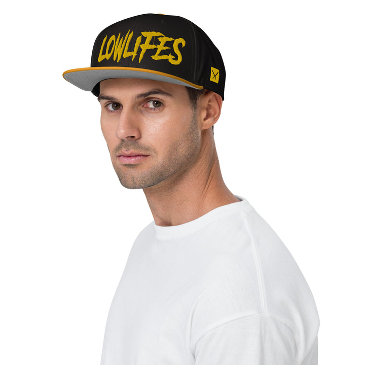 Hat - Snapback: Lowlifes - Logo B/Y/Y