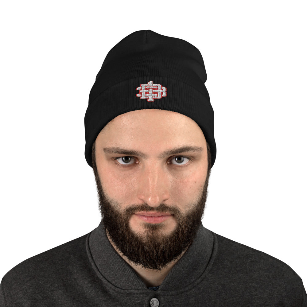 Hat - Beanie: D13 - Logo B/R/W