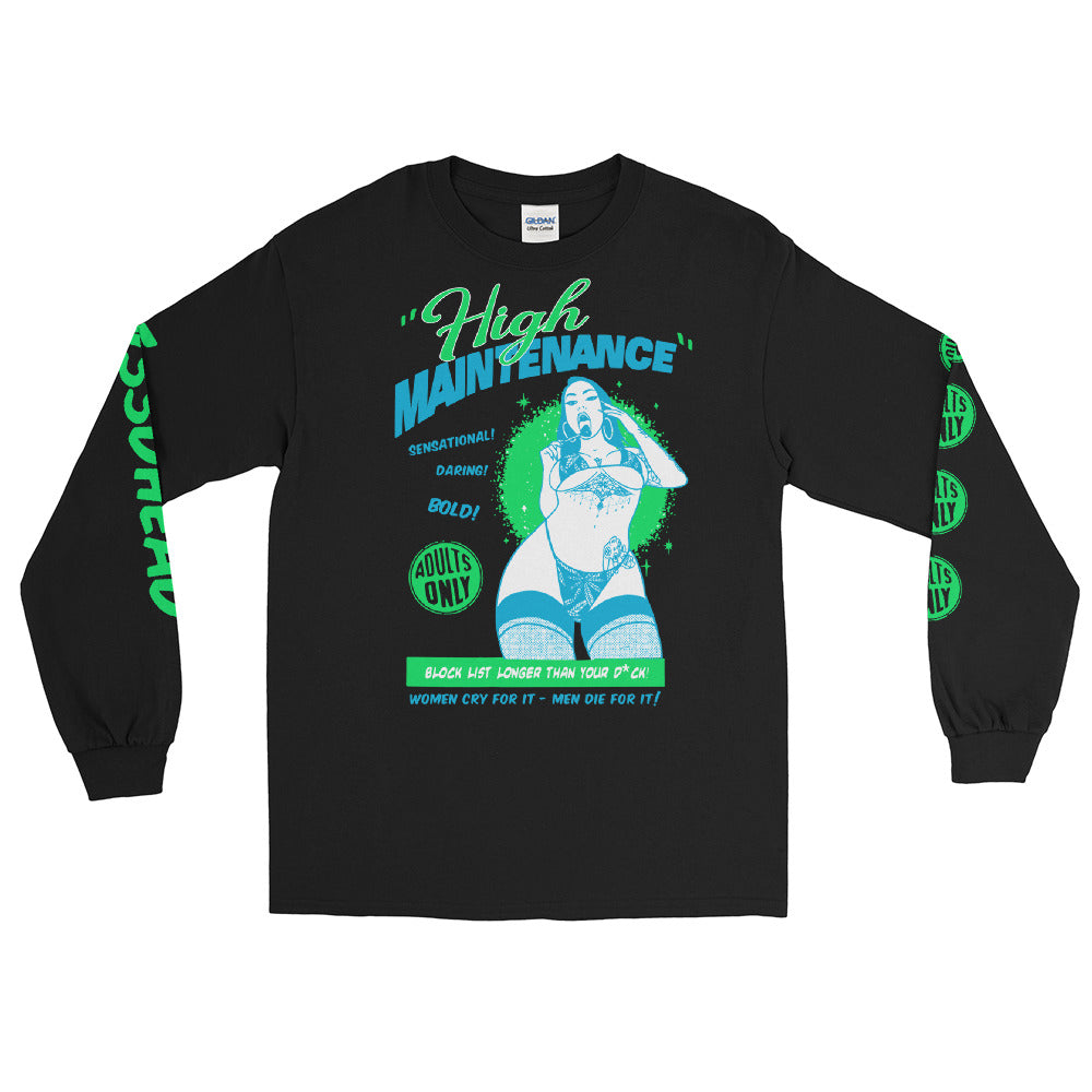 Shirt - Longsleeve: w33dhead - High Maintenance B/G