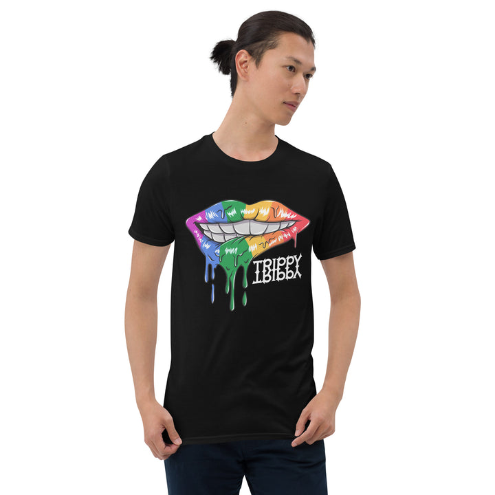 Shirt - Unisex: Trippy - Trippy Lip Black