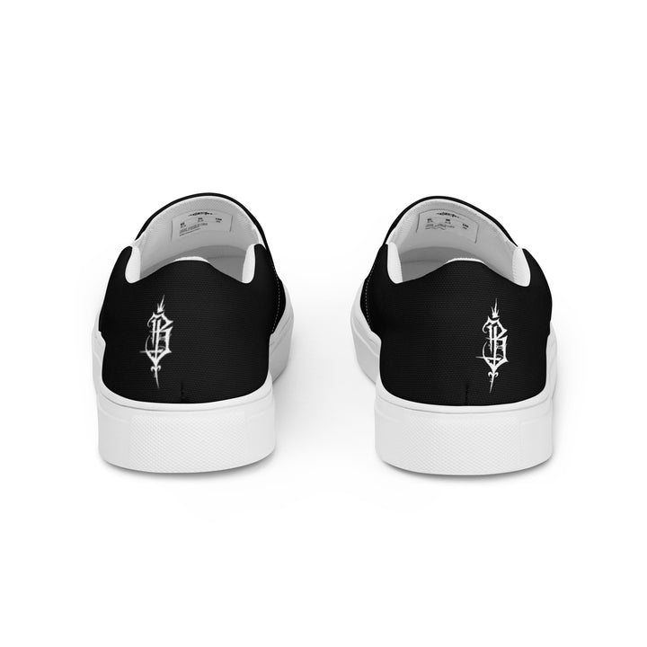 Shoes - Women’s slip-on canvas: HayleyB - Dark Side